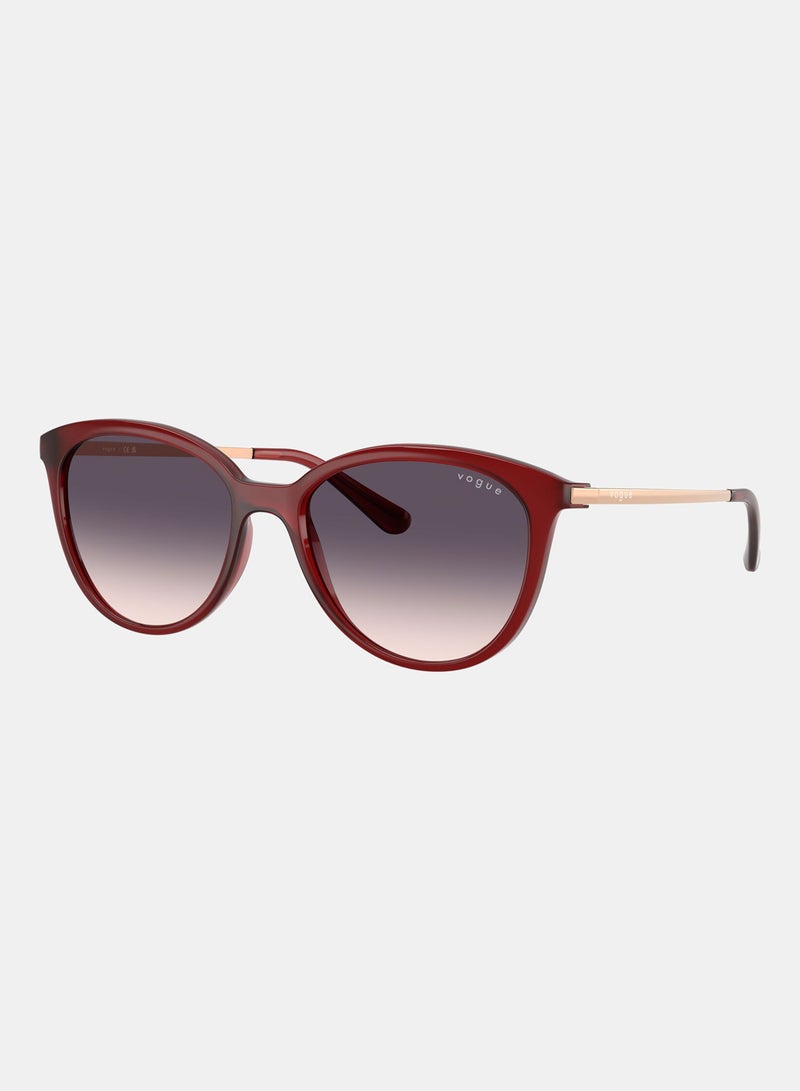 Vogue Full Rimmed Cat Eye Sunglasses 0VO5647SI - Image 2